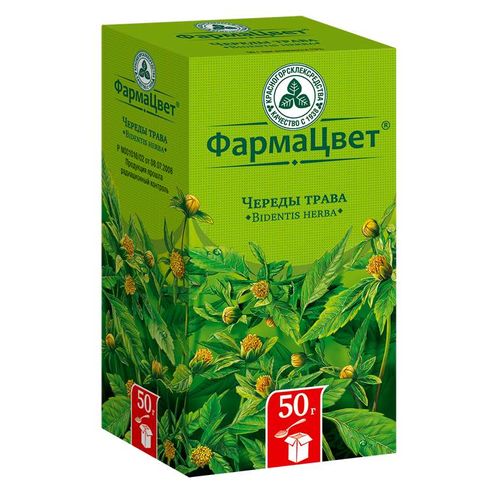 ЧЕРЕДЫ ТРАВА ЛЕКАРСТВЕННОЕ РАСТИТЕЛЬНОЕ СЫРЬЕ 50 Г №1