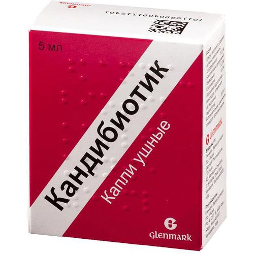 КАНДИБИОТИК КАПЛИ УШНЫЕ  5 МЛ №1