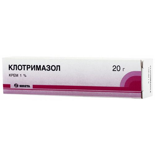 КЛОТРИМАЗОЛ КРЕМ ДЛЯ НАРУЖНОГО ПРИМЕНЕНИЯ 1% 20 Г №1