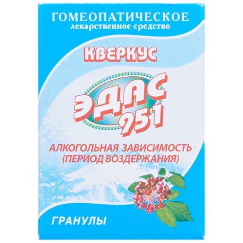 КВЕРКУС ЭДАС-951 ГРАНУЛЫ ГОМЕОПАТИЧЕСКИЕ  20 Г №1