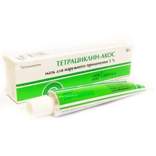 ТЕТРАЦИКЛИН-АКОС МАЗЬ ДЛЯ НАРУЖНОГО ПРИМЕНЕНИЯ 30 МГ/Г 15 Г №1