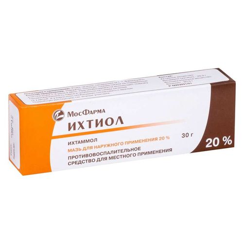 ИХТИОЛ МАЗЬ ДЛЯ НАРУЖНОГО ПРИМЕНЕНИЯ 20% 30 Г №1