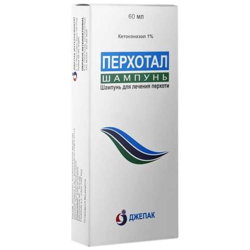 ПЕРХОТАЛ ШАМПУНЬ 10 МГ/МЛ 60 МЛ №1