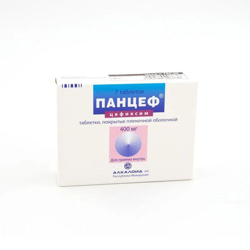 ПАНЦЕФ ТАБЛЕТКИ ПОКРЫТЫЕ ПЛЕНОЧНОЙ ОБОЛОЧКОЙ 400 МГ   №7