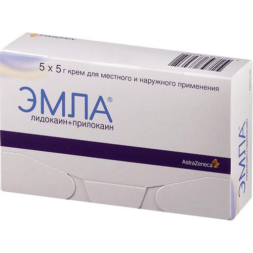 ЭМЛА КРЕМ ДЛЯ МЕСТНОГО И НАРУЖНОГО ПРИМЕНЕНИЯ  5 Г №5