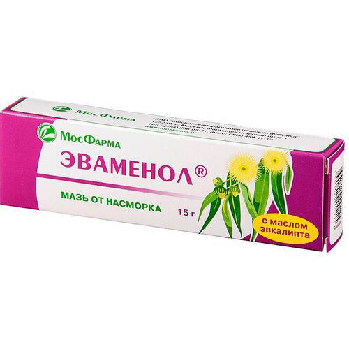 ЭВАМЕНОЛ МАЗЬ НАЗАЛЬНАЯ 15 Г №1