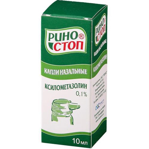 РИНОСТОП КАПЛИ НАЗАЛЬНЫЕ 0,1% 10 МЛ №1