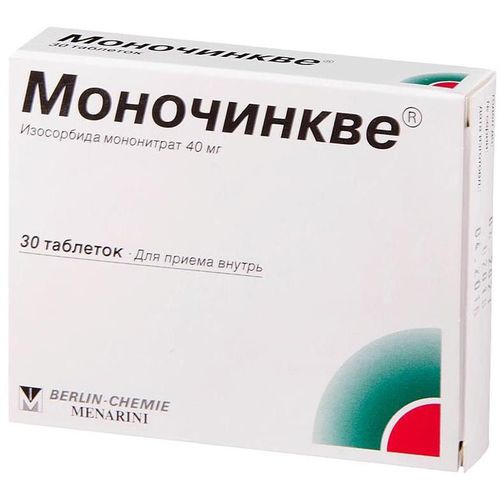 МОНОЧИНКВЕ ТАБЛЕТКИ 40 МГ   №30