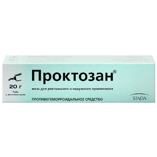 ПРОКТОЗАН МАЗЬ ДЛЯ НАРУЖНОГО ПРИМЕНЕНИЯ 20 Г №1