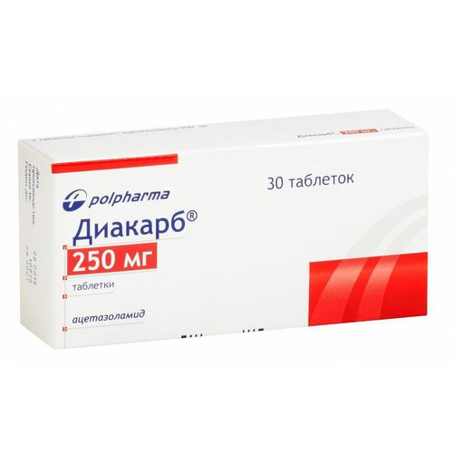 ДИАКАРБ ТАБЛЕТКИ 250 МГ №30