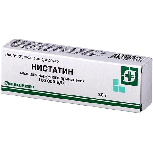 НИСТАТИН МАЗЬ ДЛЯ НАРУЖНОГО ПРИМЕНЕНИЯ 100 ТЫС.ЕД/Г 30 Г №1