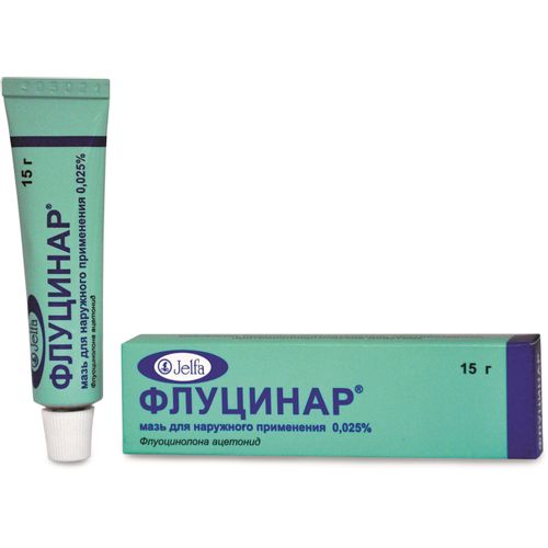 ФЛУЦИНАР МАЗЬ ДЛЯ НАРУЖНОГО ПРИМЕНЕНИЯ 250 МКГ/Г 15 Г №1