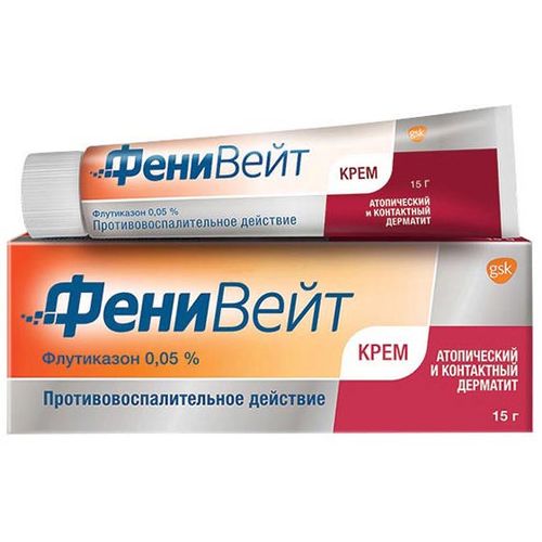 ФЕНИВЕЙТ КРЕМ ДЛЯ НАРУЖНОГО ПРИМЕНЕНИЯ 0,5 МГ/Г 15 Г №1