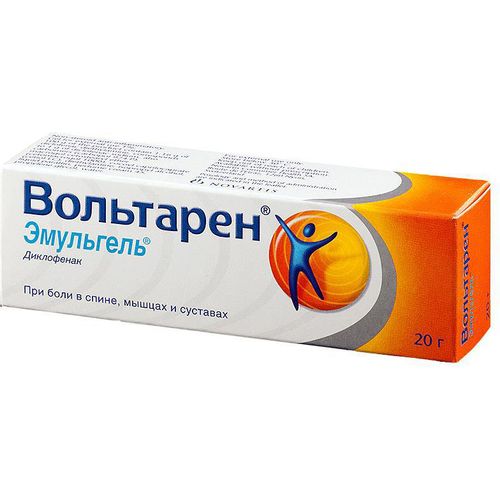 ВОЛЬТАРЕН ЭМУЛЬГЕЛЬ ГЕЛЬ ДЛЯ НАРУЖНОГО ПРИМЕНЕНИЯ 1% 20 Г №1