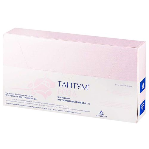 ТАНТУМ РОЗА РАСТВОР ВАГИНАЛЬНЫЙ 1 МГ/МЛ 140 МЛ №5