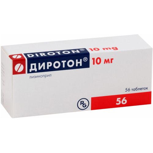 ДИРОТОН ТАБЛЕТКИ 10 МГ   №56