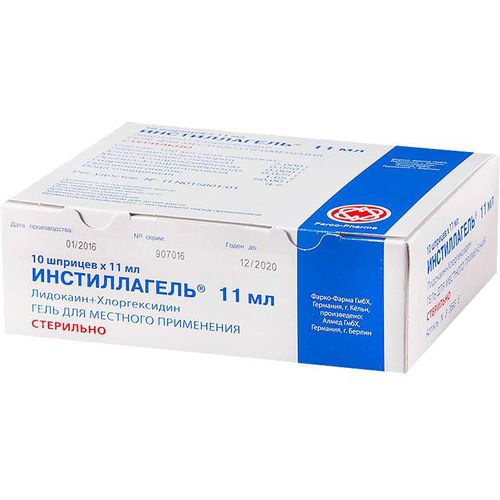 ИНСТИЛЛАГЕЛЬ ГЕЛЬ ДЛЯ МЕСТНОГО ПРИМЕНЕНИЯ  11 МЛ №10
