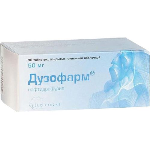 ДУЗОФАРМ ТАБЛЕТКИ ПОКРЫТЫЕ ПЛЕНОЧНОЙ ОБОЛОЧКОЙ 50 МГ №90