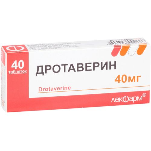 ДРОТАВЕРИН ТАБЛЕТКИ 40 МГ   №40