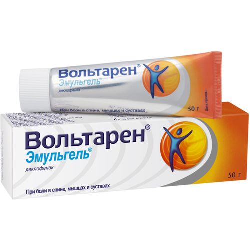 ВОЛЬТАРЕН ЭМУЛЬГЕЛЬ ГЕЛЬ ДЛЯ НАРУЖНОГО ПРИМЕНЕНИЯ 1% 50 Г №1