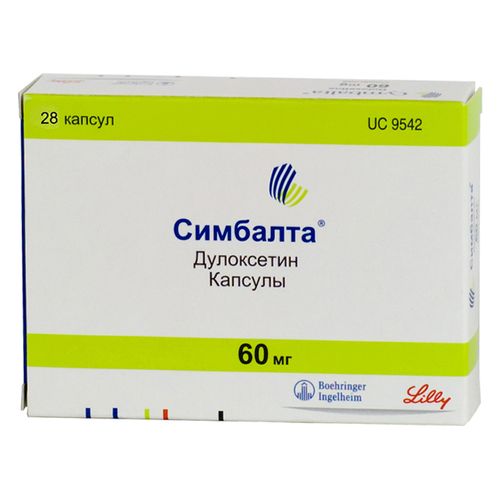 СИМБАЛТА КАПСУЛЫ КИШЕЧНОРАСТВОРИМЫЕ 60 МГ №28