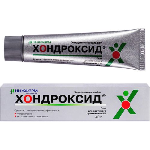 ХОНДРОКСИД АРТРА ГЕЛЬ ДЛЯ НАРУЖНОГО ПРИМЕНЕНИЯ 50 МГ/Г 40 Г №1