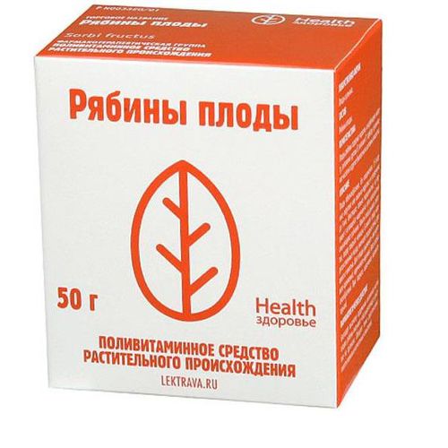 РЯБИНЫ ПЛОДЫ ЛЕКАРСТВЕННОЕ РАСТИТЕЛЬНОЕ СЫРЬЕ  50 Г №1