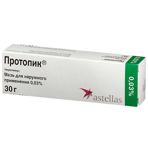 ПРОТОПИК МАЗЬ ДЛЯ НАРУЖНОГО ПРИМЕНЕНИЯ 0,03% 30 Г №1