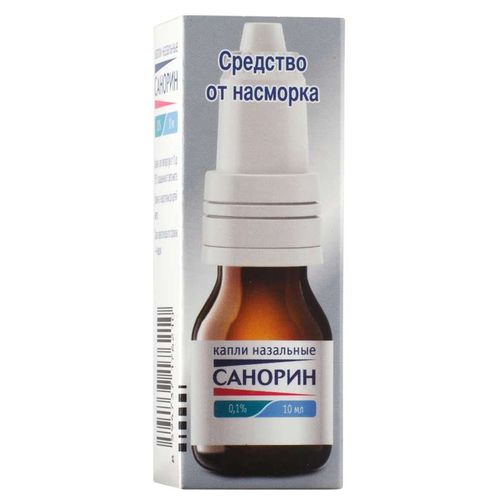 САНОРИН КАПЛИ НАЗАЛЬНЫЕ 1 МГ/МЛ 10 МЛ №1