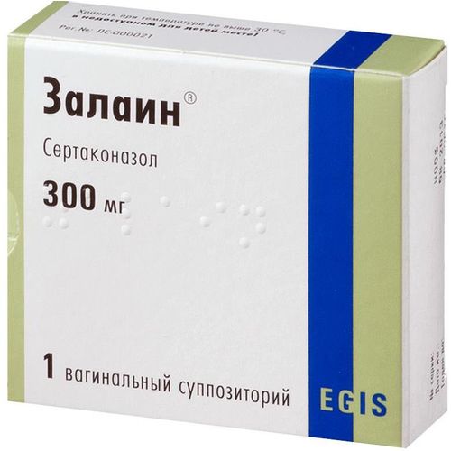 ЗАЛАИН СУППОЗИТОРИИ ВАГИНАЛЬНЫЕ 300 МГ   №1