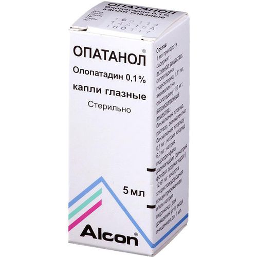 ОПАТАНОЛ КАПЛИ ГЛАЗНЫЕ 0,1% 5 МЛ №1