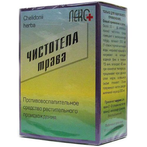 ЧИСТОТЕЛА ТРАВА СЫРЬЕ РАСТИТЕЛЬНОЕ ИЗМЕЛЬЧЕННОЕ  50 Г №1