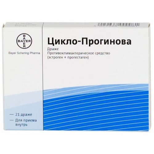 ЦИКЛО-ПРОГИНОВА ТАБЛЕТОК НАБОР 0,5 МГ+2 МГ+2 МГ №21