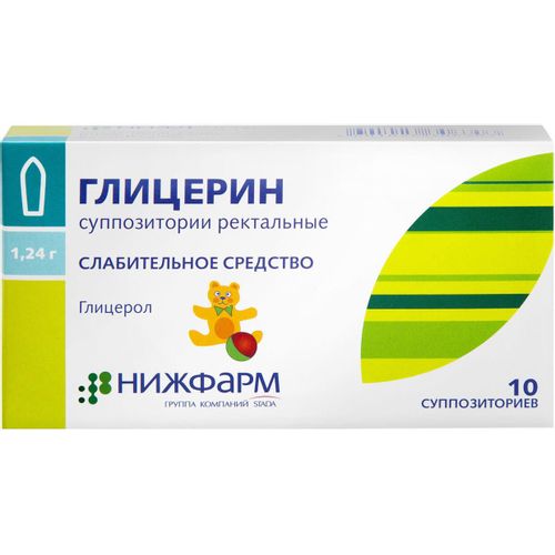 ГЛИЦЕРИН СУППОЗИТОРИИ РЕКТАЛЬНЫЕ 1,24 Г №10