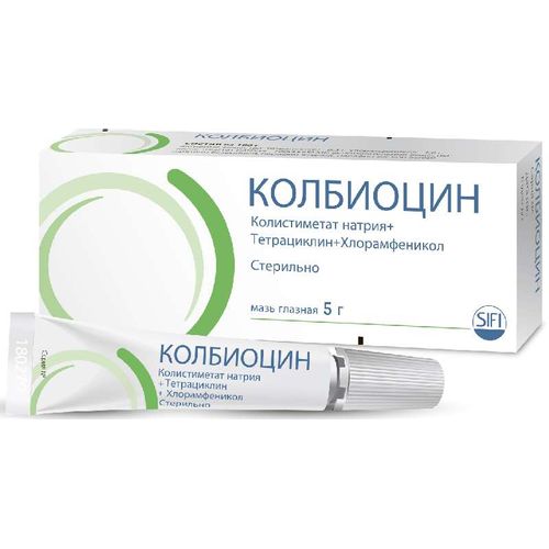 КОЛБИОЦИН МАЗЬ ГЛАЗНАЯ 5 Г №1