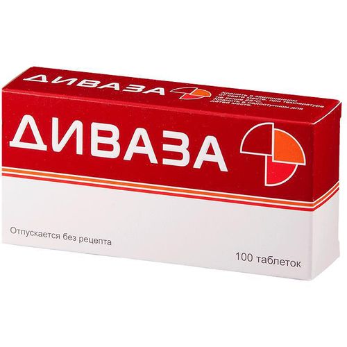 ДИВАЗА ТАБЛЕТКИ ДЛЯ РАССАСЫВАНИЯ    №100