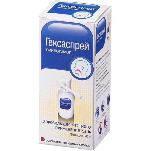 ГЕКСАСПРЕЙ АЭРОЗОЛЬ ДЛЯ МЕСТНОГО ПРИМЕНЕНИЯ 2,5% 30 Г №1