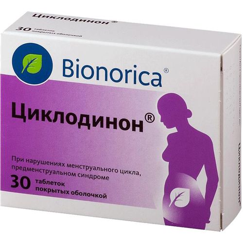 ЦИКЛОДИНОН ТАБЛЕТКИ ПОКРЫТЫЕ ПЛЕНОЧНОЙ ОБОЛОЧКОЙ    №30