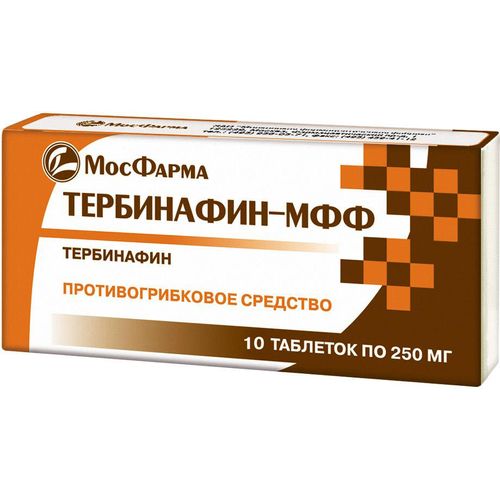 ТЕРБИНАФИН-МФФ ТАБЛЕТКИ 250 МГ   №10