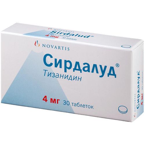 СИРДАЛУД ТАБЛЕТКИ 4 МГ   №30