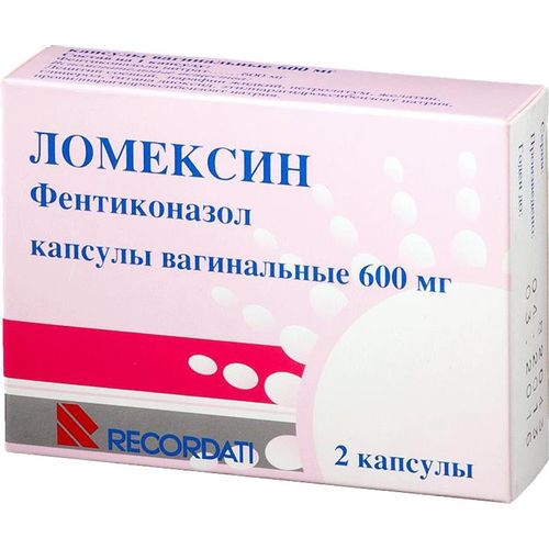 ЛОМЕКСИН КАПСУЛЫ ВАГИНАЛЬНЫЕ 600 МГ   №2