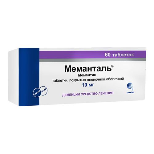 МЕМАНТАЛЬ ТАБЛЕТКИ ПОКРЫТЫЕ ПЛЕНОЧНОЙ ОБОЛОЧКОЙ 10 МГ   №60