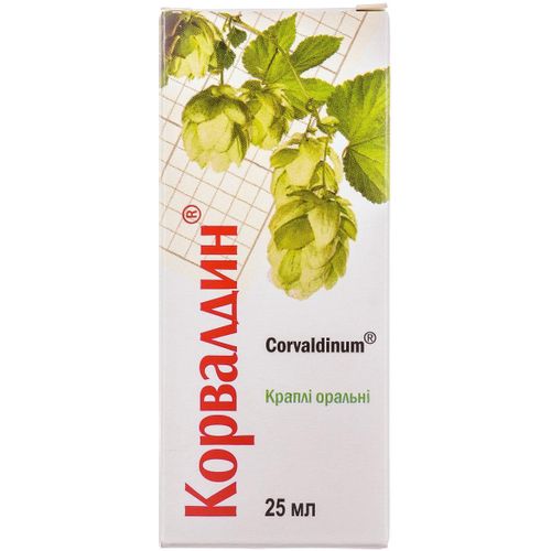 КОРВАЛДИН КАПЛИ ДЛЯ ПРИЕМА ВНУТРЬ 25 МЛ №1