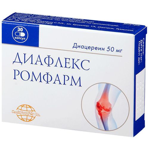 ДИАФЛЕКС РОМФАРМ КАПСУЛЫ 50 МГ   №30