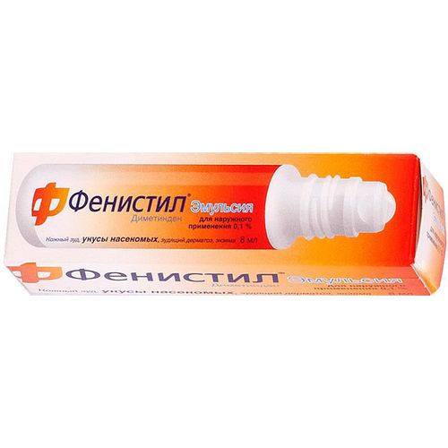 ФЕНИСТИЛ ЭМУЛЬСИЯ ДЛЯ НАРУЖНОГО ПРИМЕНЕНИЯ 0,1% 8 МЛ №1