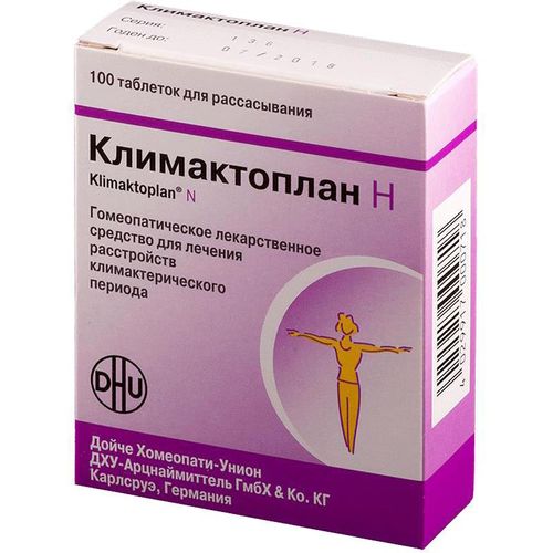 КЛИМАКТОПЛАН Н ТАБЛЕТКИ ГОМЕОПАТИЧЕСКИЕ ДЛЯ РАССАСЫВАНИЯ    №100