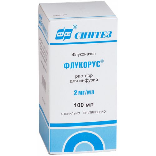 ФЛУКОРУС РАСТВОР ДЛЯ ИНФУЗИЙ 2 МГ/МЛ 100 МЛ №1