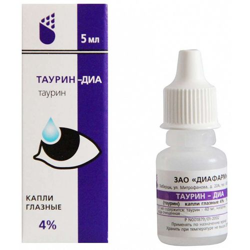 ТАУРИН-ДИА КАПЛИ ГЛАЗНЫЕ 4% 5 МЛ №1