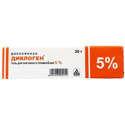 ДИКЛОГЕН ГЕЛЬ ДЛЯ НАРУЖНОГО ПРИМЕНЕНИЯ 5% 30 Г №1
