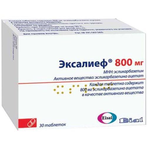 ЭКСАЛИЕФ ТАБЛЕТКИ 800 МГ   №30
